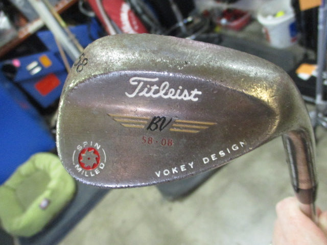 Load image into Gallery viewer, Used Titleist Spin Milled BV Vokeu Design 58 Degree Wedge
