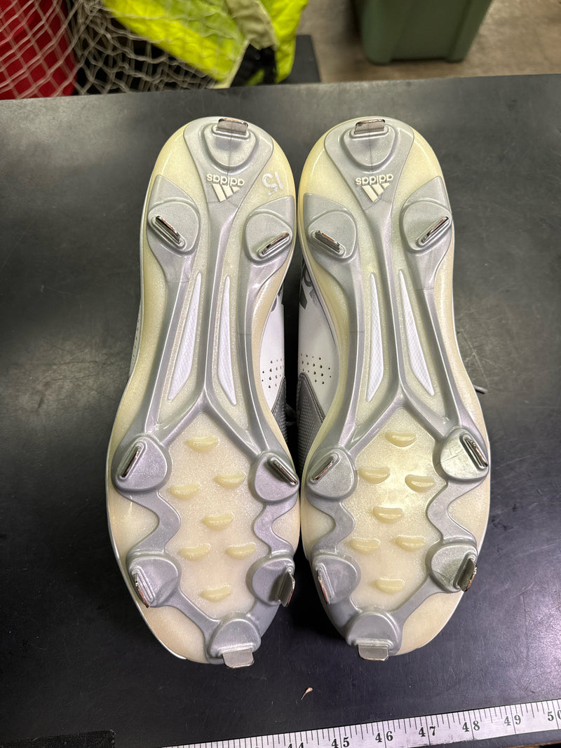 Load image into Gallery viewer, Lightly Used Adidas Lite Strike Metal Cleats Size 11
