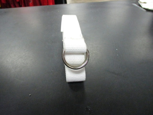 Simple White Web 47 1/8" Football Belt