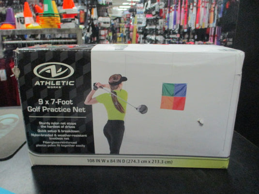 Used Athletic Works 9' X 7' Golf Practice Net