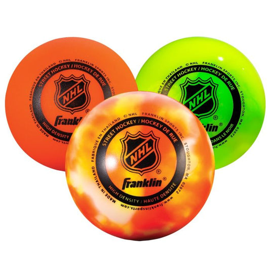 New Franklin NHL Street Hockey Ball Combo - 3 Pack