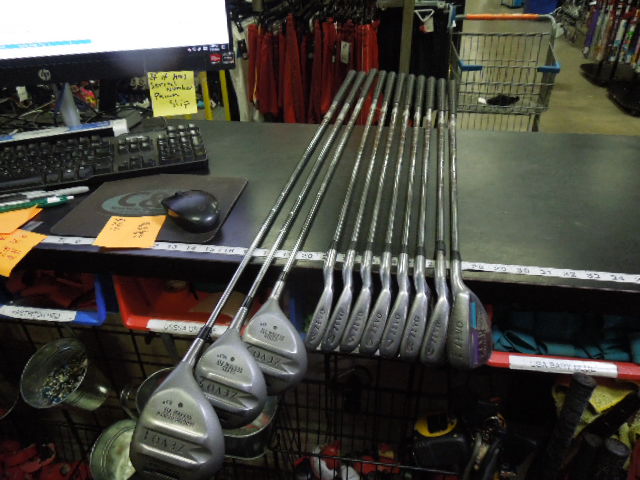 Load image into Gallery viewer, Used Zevo Comp Equipe Attack Zone Oversized Right Hand 11pc Golf Club Set
