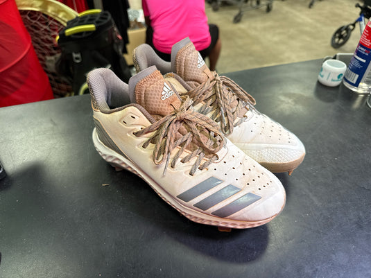 Used Adidas Bounce Metal Softball Cleats Size 8.5