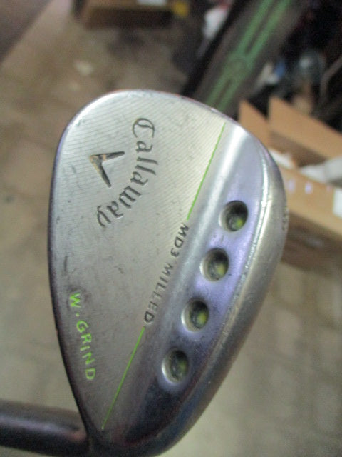 Used Callaway MD3 Milled W Grind 12 Deg 56 Deg Wedge - RH