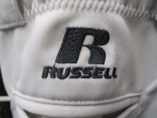 Used Russell White & Black Piping Knicker Bottom Pants Adult Size Medium- stains