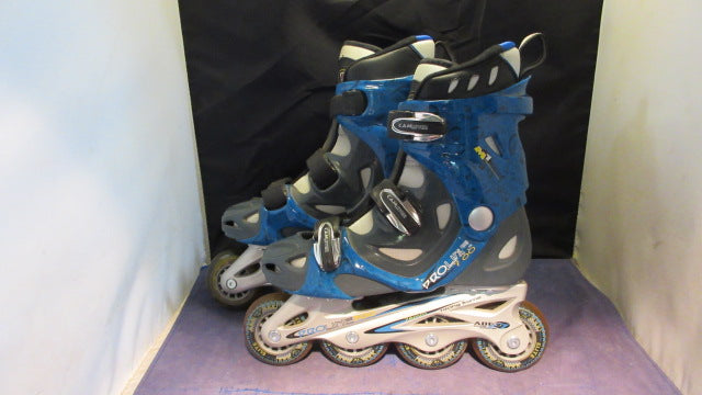 Load image into Gallery viewer, Used Roller Derby Elite Proline 900 In Line Skates Size 7 - wear on buckles

