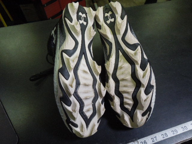 Load image into Gallery viewer, Used Under Armour Spotlight Hammer RM Football Cleats Size 12

