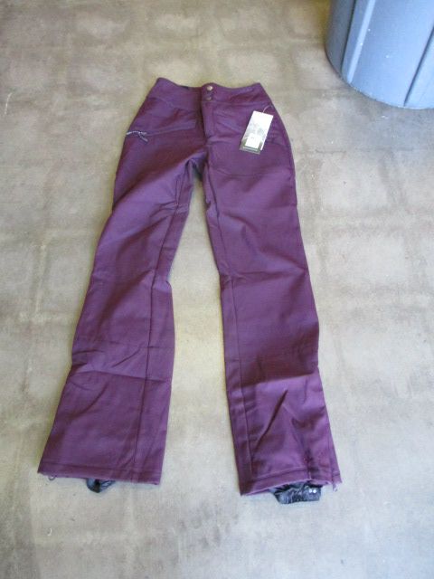 Load image into Gallery viewer, New Pulse Envy Soft Shell Ladies Snow Pants Adult Size Small - Merlot
