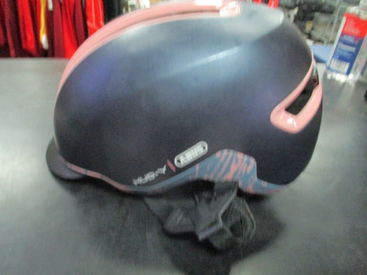 Used ABUS HUD-Y Medium Adult Bicycle Helmet With Light
