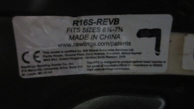 Load image into Gallery viewer, Used Rawlings R16 Velo Batting Helmet - Size 6 7/8 - 7 5/8
