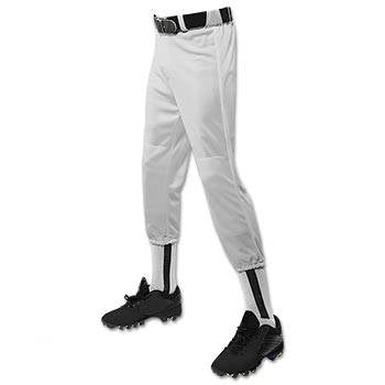 New Champro Youth Cycle Pull-Up Baseball Pants Grey Size Small