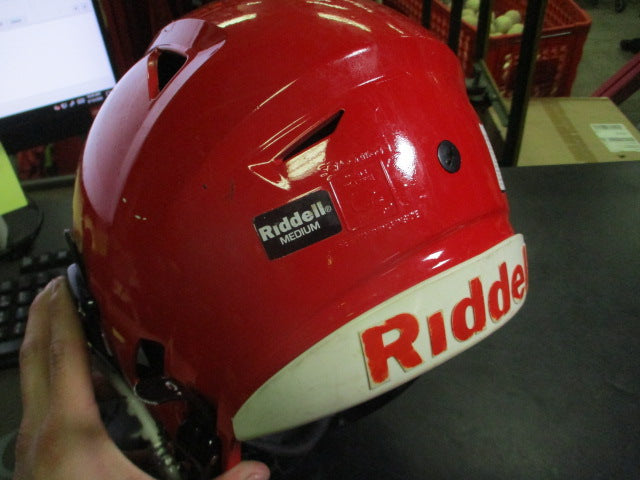 Load image into Gallery viewer, Used Riddell Speedflex Youth Football Helmet Size Medium Initial Szn 2022
