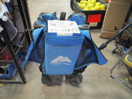 Used ozark trail Blue Wheeled Wagon