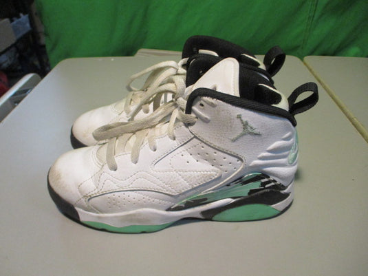 Used Jordan MVP White Green Glow Youth 1 Basketball Shoes