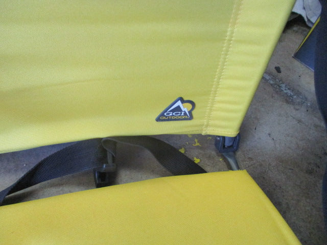 Load image into Gallery viewer, Used GCI Outdoor yellow Bleacher Chair
