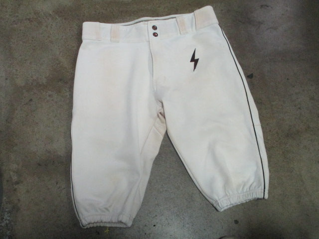 Load image into Gallery viewer, Used Bruce Bolt Baseball Shorts in White and Maroon Size Small
