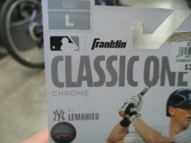 Load image into Gallery viewer, Franklin Classic One Chrome Adult LArge Batting Gloves
