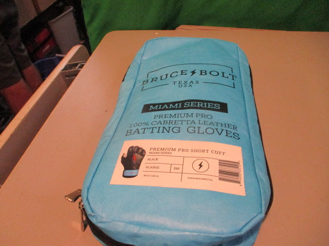 Load image into Gallery viewer, Bruce Bolt Pro Short Cut Miami Series Size XLarge Batting Gloves
