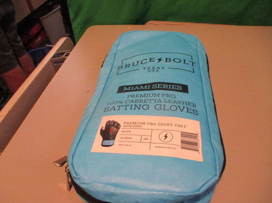 Bruce Bolt Pro Short Cut Miami Series Size XLarge Batting Gloves