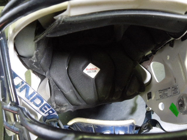 Load image into Gallery viewer, Used Riddel Victor-i Youth Football Helmet Size L/XL Last Cert 2021
