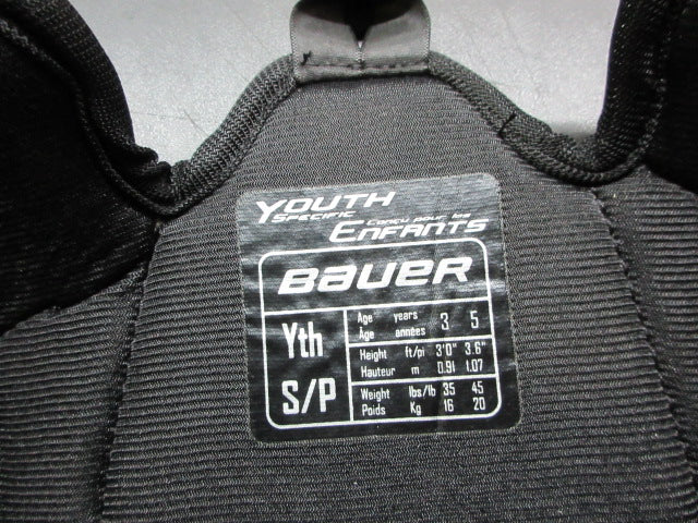 Load image into Gallery viewer, Used Bauer Lil' Sport Hockey Shoulder Pads - Size Youth Small
