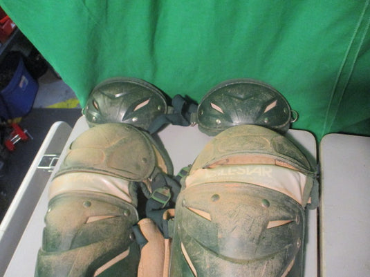 Used All Star Delta Flex LGW14.5S7 Softball Catchers Shin Guards