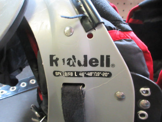 Used Riddell Power SPX Football Shoulder Pads - Size Large (19"-20")
