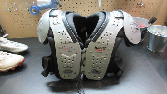 Used Schutt Mid Flex Football Shoulder Pads - Size Medium