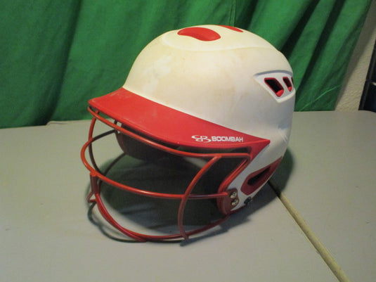 Used Boombah Jr. batting helmet with face protection (6 1/4 - 7)