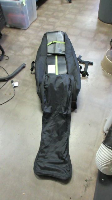 Used Callaway Golf Bag Travel Bag w/ Wheels - wear on corners & cracked plastic