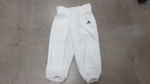 Used Adidas Youth XXS Elastic Bottom Baseball Pants
