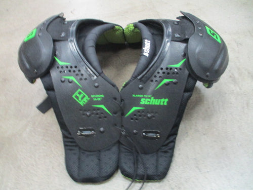 Used Schutt Y-Flex Football Shoulder Pads Size Youth XL