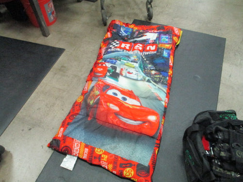 Used Disney Cars Camping Sleeping Bag Age 4+