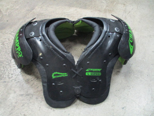 Used Champro Scorpion Football Shoulder Pads Size Youth Large