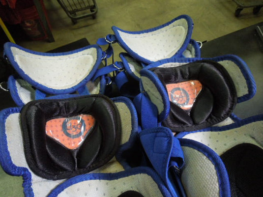 Used All Star LG30WPRO **** Adult Catcher's Shin Guards in Royal Blue
