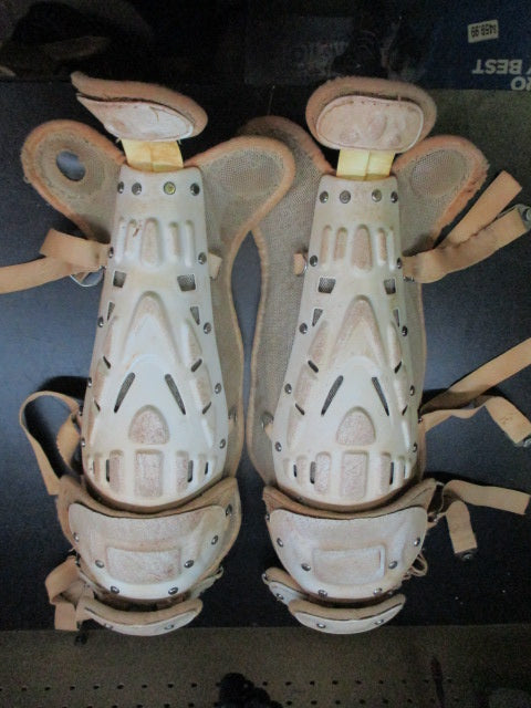 Used Rawlings Catchers Shin Guards - Size Youth