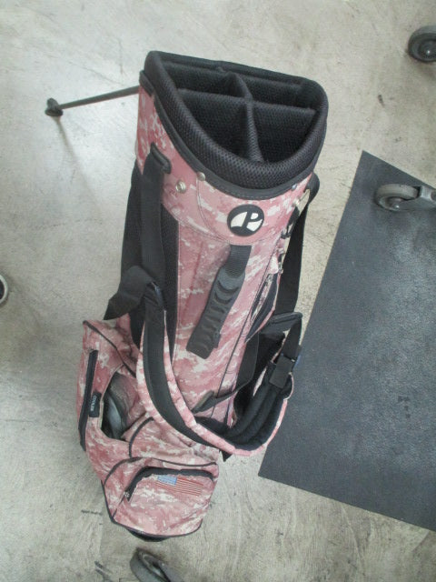 Used National Guard Minnesota Golf Stand Bag W/ Stap