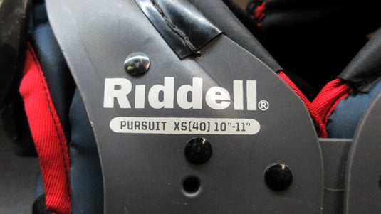 Used Riddell Pursuit Football Shoulder Pads - Size XS (10"-11")