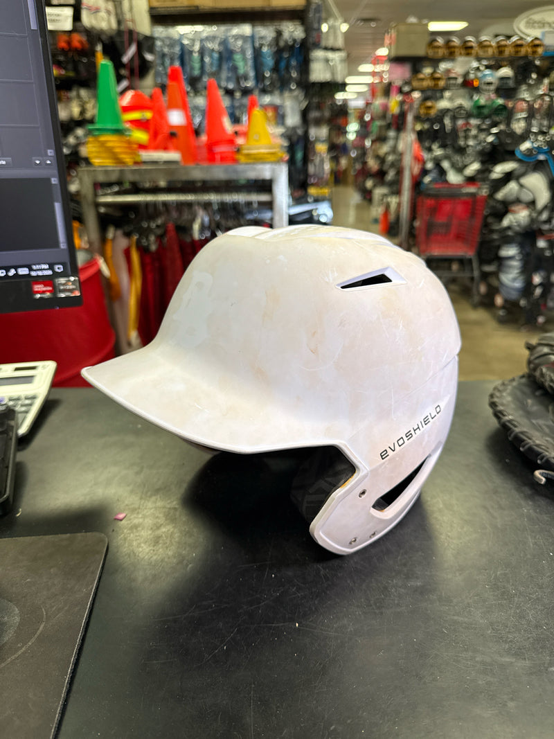 Load image into Gallery viewer, Used EvoShield Batting Helmet in White Size Small

