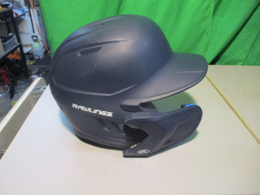 Used Rawlings Wpax Size 6 3/8 - 7 1/8 Batting Helmet W/ Jaw Guard
