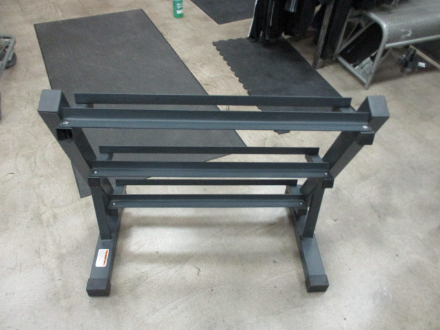 Load image into Gallery viewer, Used JX Fitness 3 Tier Dumbbell Rack 36.5&quot;L X 33&quot; H X 21&quot; W
