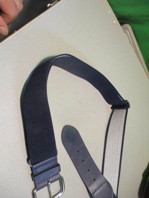 Load image into Gallery viewer, Used All Star Dark Blue Adult Baseball Belt

