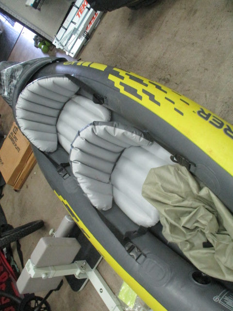 Used Intex Explorer K2 Yellow 2 Person Inflatable Kayak