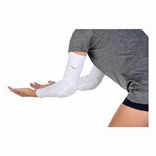 New Mizuno Volleyball Padded Elbow Sleeves Set of 2 Size L/XL - White