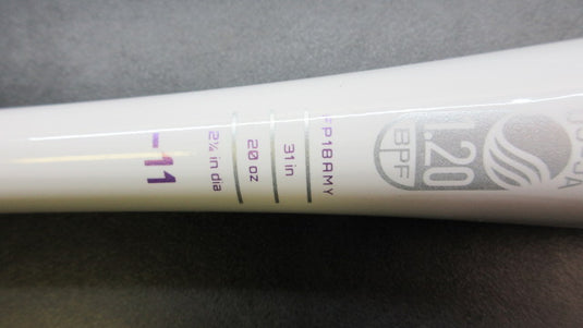 Used Easton Amethyst 31" -11  Aluminum Fastpitch Softball Bat *DENT ON THE SIDE*