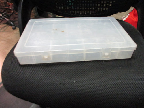Used Clear Fishing Tackle Box