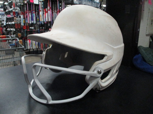 Used Rawlings REV A Jr. Batting Helmet With Face Guard Size 6 3/8 - 7 1/8