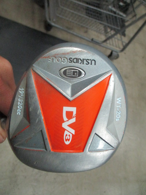 Load image into Gallery viewer, Used US Kids DV3 WT-20s Junior Set Driver,Hybrid,7 Iron, PW, Driver Dented - RH
