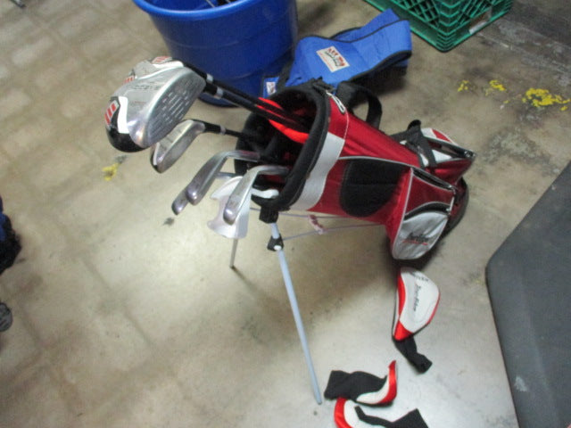 Load image into Gallery viewer, Used Tour Edge HT Max JR  8 Piece Complete Set With Bag Lefty Set
