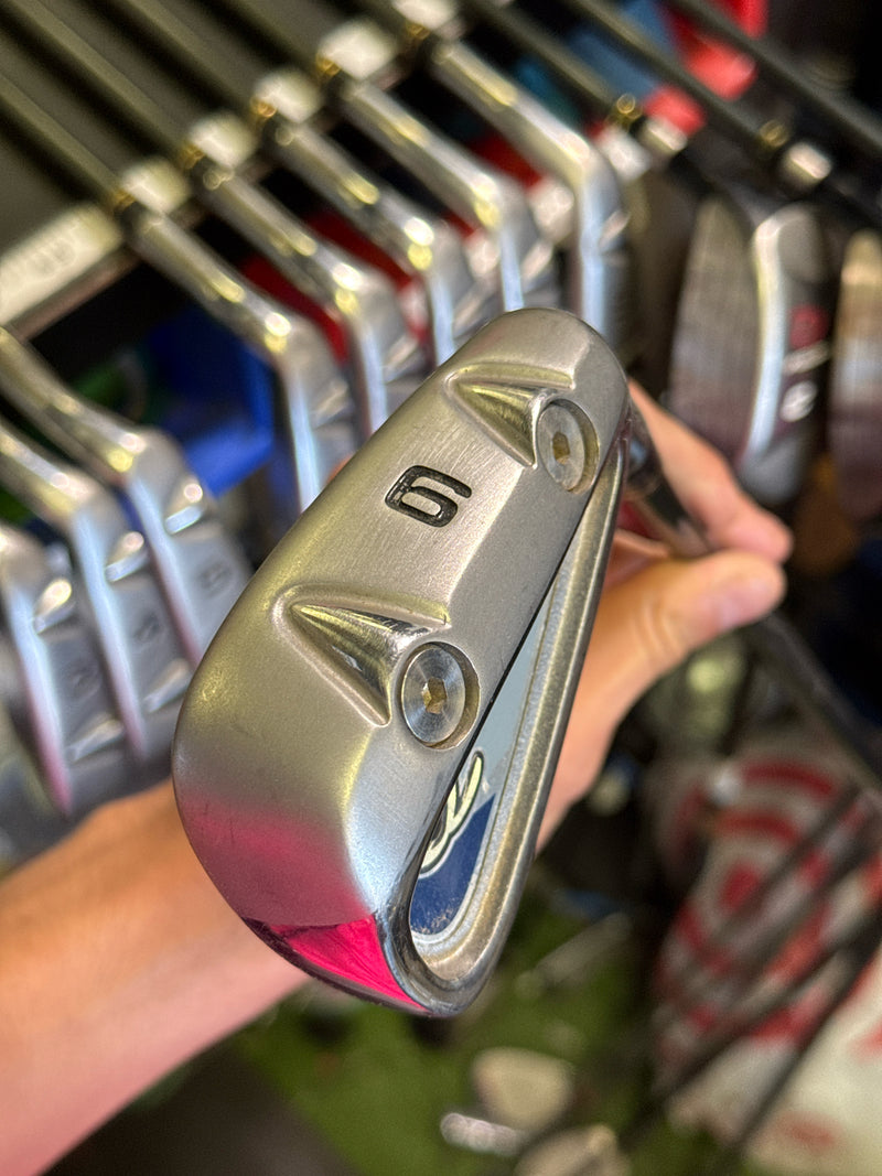 Load image into Gallery viewer, Used Custom Q System Mens Dual Power Play 12 pc Right Hand Golf Club Set
